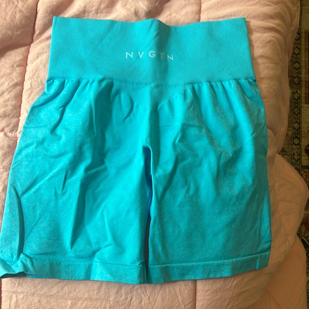 brand new teal blue nvgtn shorts size small